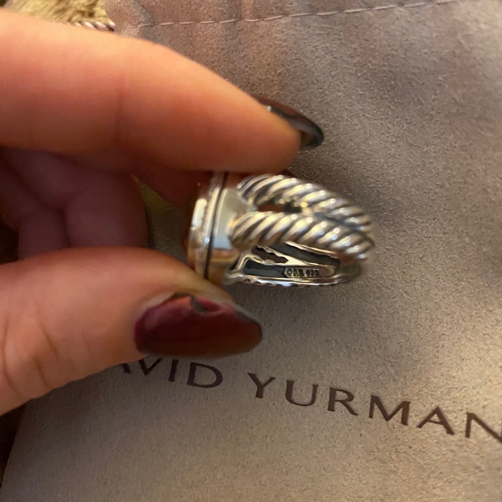 David Yurman 11mm Albion Morganite stone.